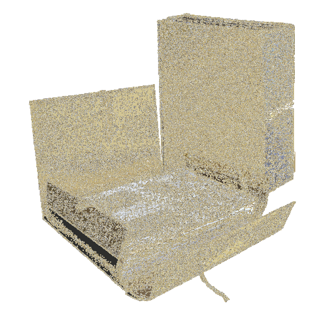 Папка архивная А4  80мм бумвинил на завязках с клапанами /25/