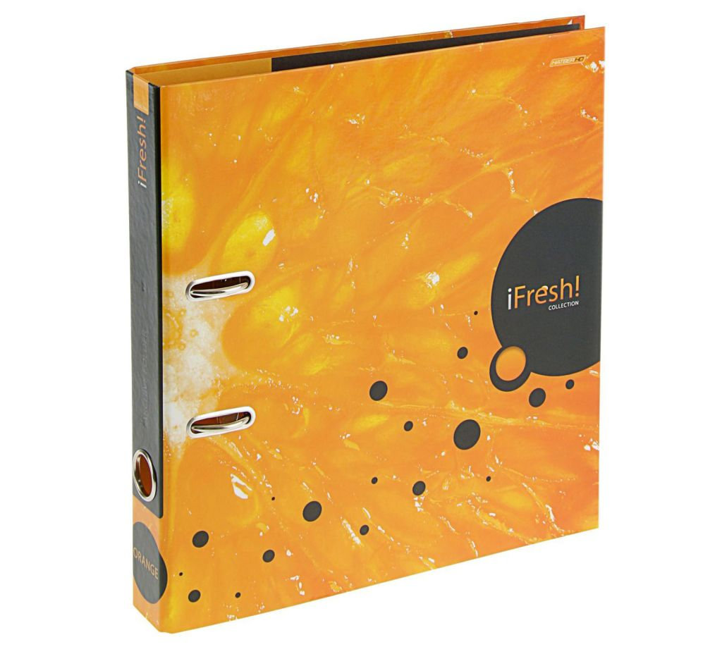 Папка-регистратор 50мм "iFRESH" апельсин /25/