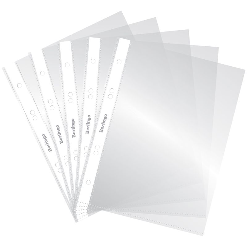 Файлы-вкладыши А5 30мкм "Berlingo" /100/3000/