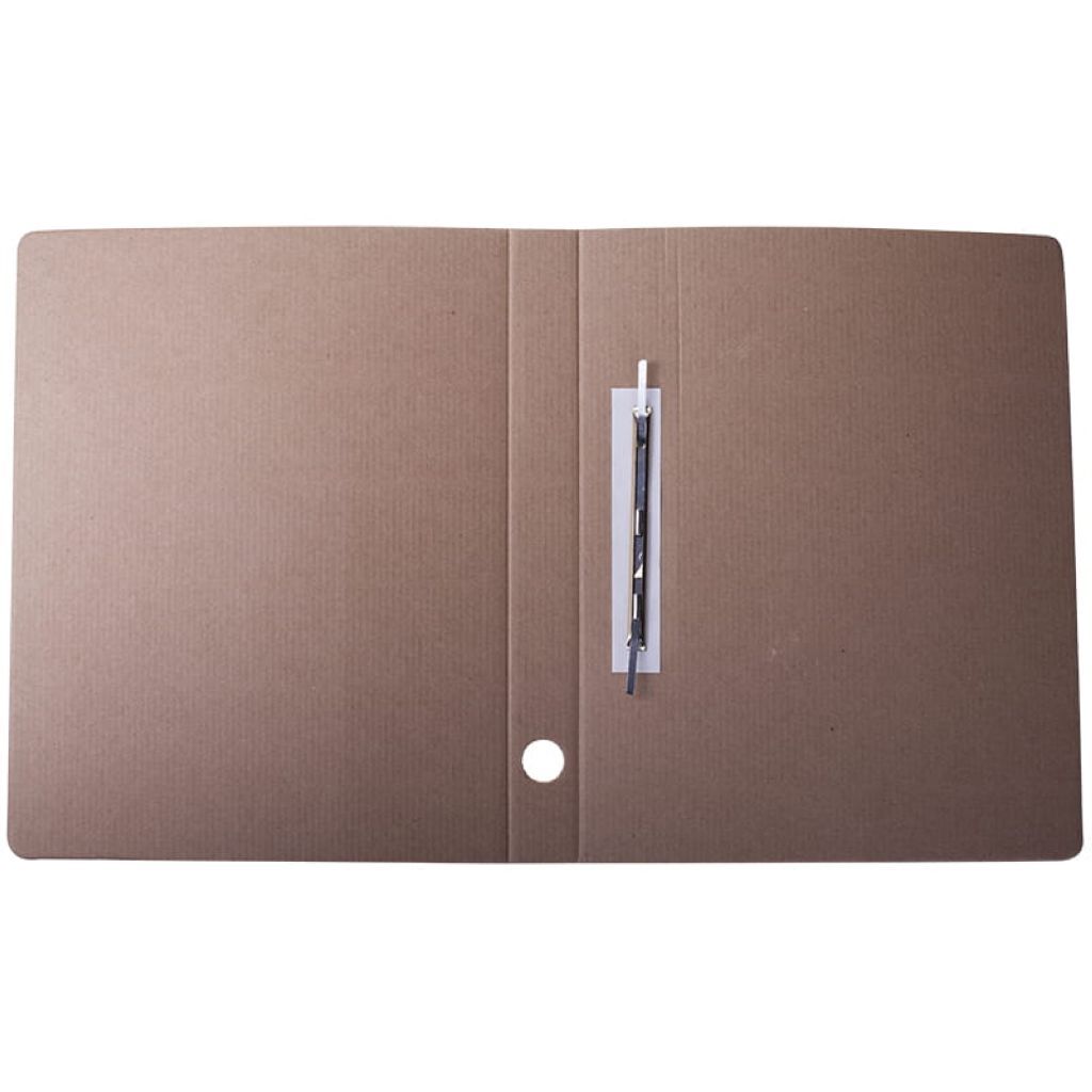 Папка-скоросшиватель А4 микрогофрокартон белый  /50/