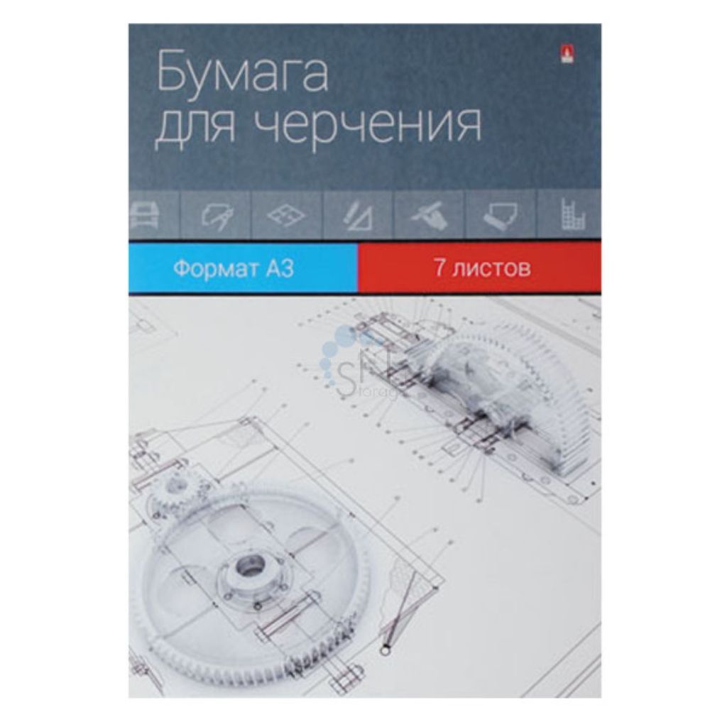 Папка для черчения А3  7л.  /25/