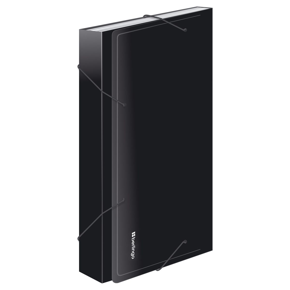 Папка на резинках А4 "Berlingo" 13 отделений черная /12/