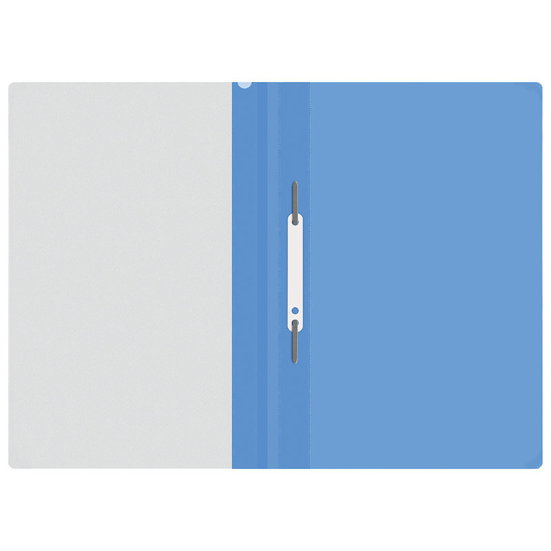 Папка-скоросшиватель А4 "OfficeSpace" голубая /20/
