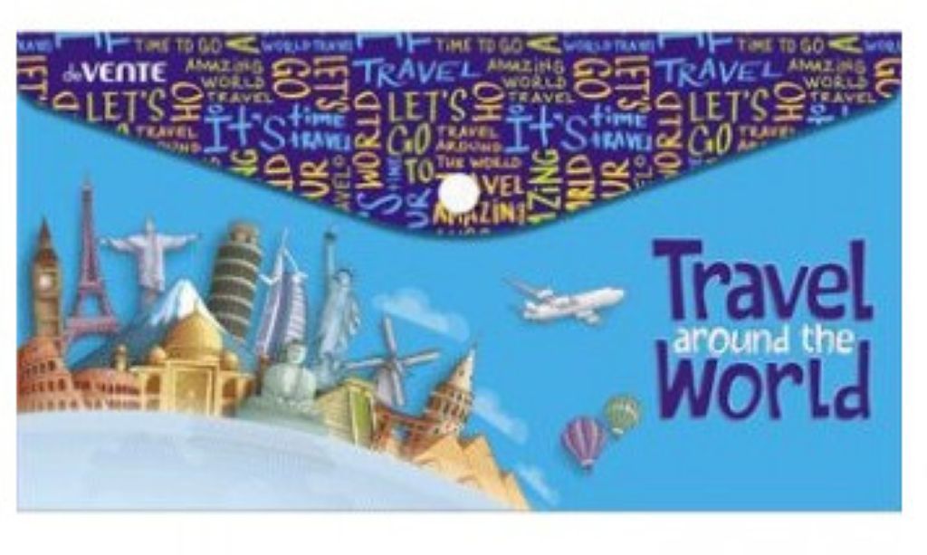 Папка на кнопке 260х140мм "deVENTE" ассорти /12/