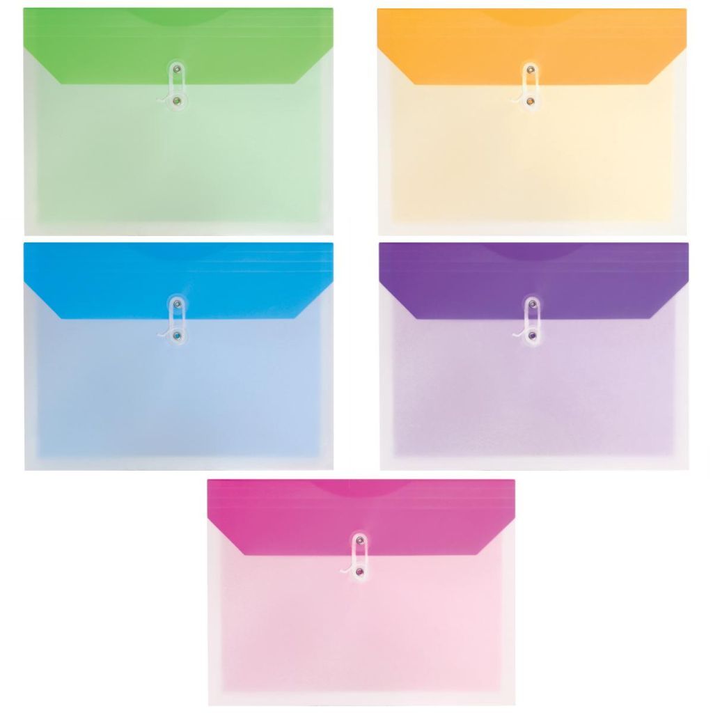 Папка на застежке А4 "COLOURPLAY" ассорти /12/