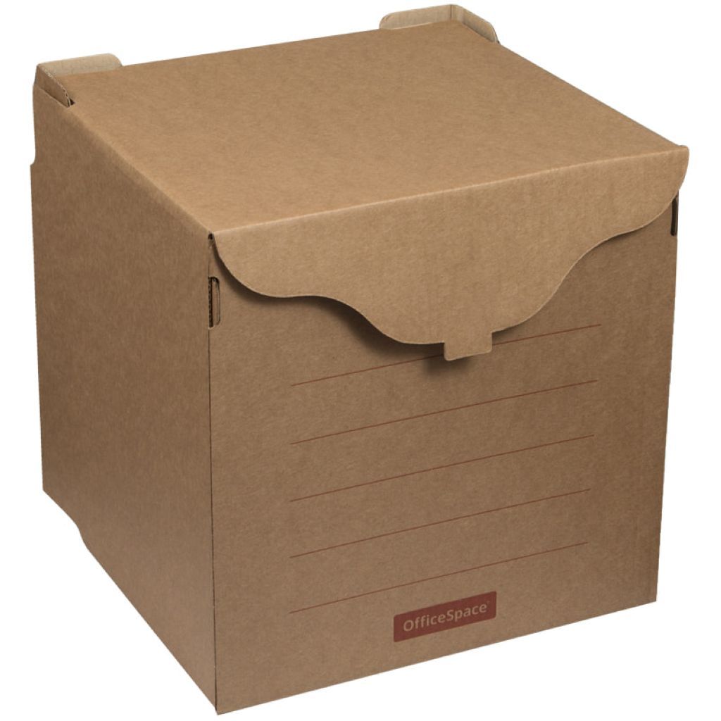 Короб архивный 330*310*340 мм "OfficeSpace" для регистраторов, накопителей, фронтальная загрузк /10/
