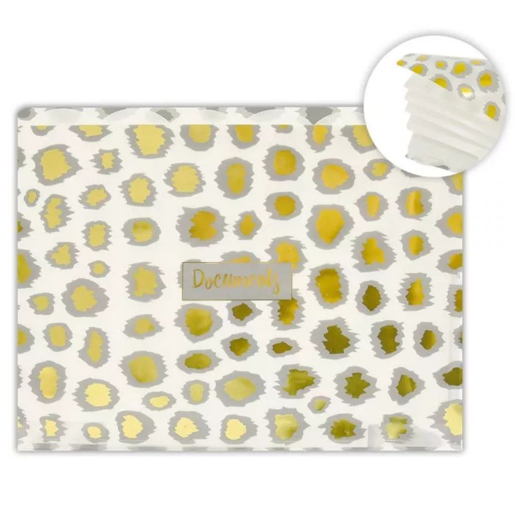 Папка А4 с отделениями 7шт. "Леопард" /12/