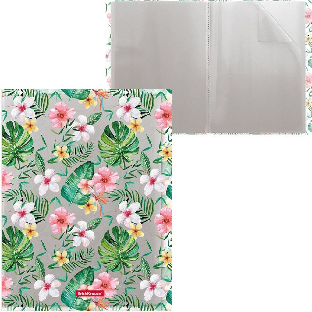 Папка А4 с файлами  30л. "Tropical Nature" /4/