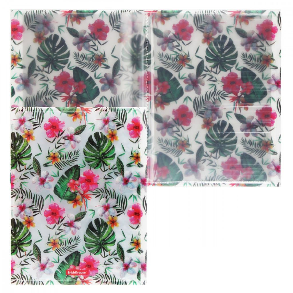 Папка А4 с файлами  10л. "Tropical Nature" /4/