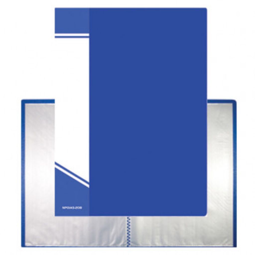 Папка А5 с файлами 20л. "inФОРМАТ" синяя /1/