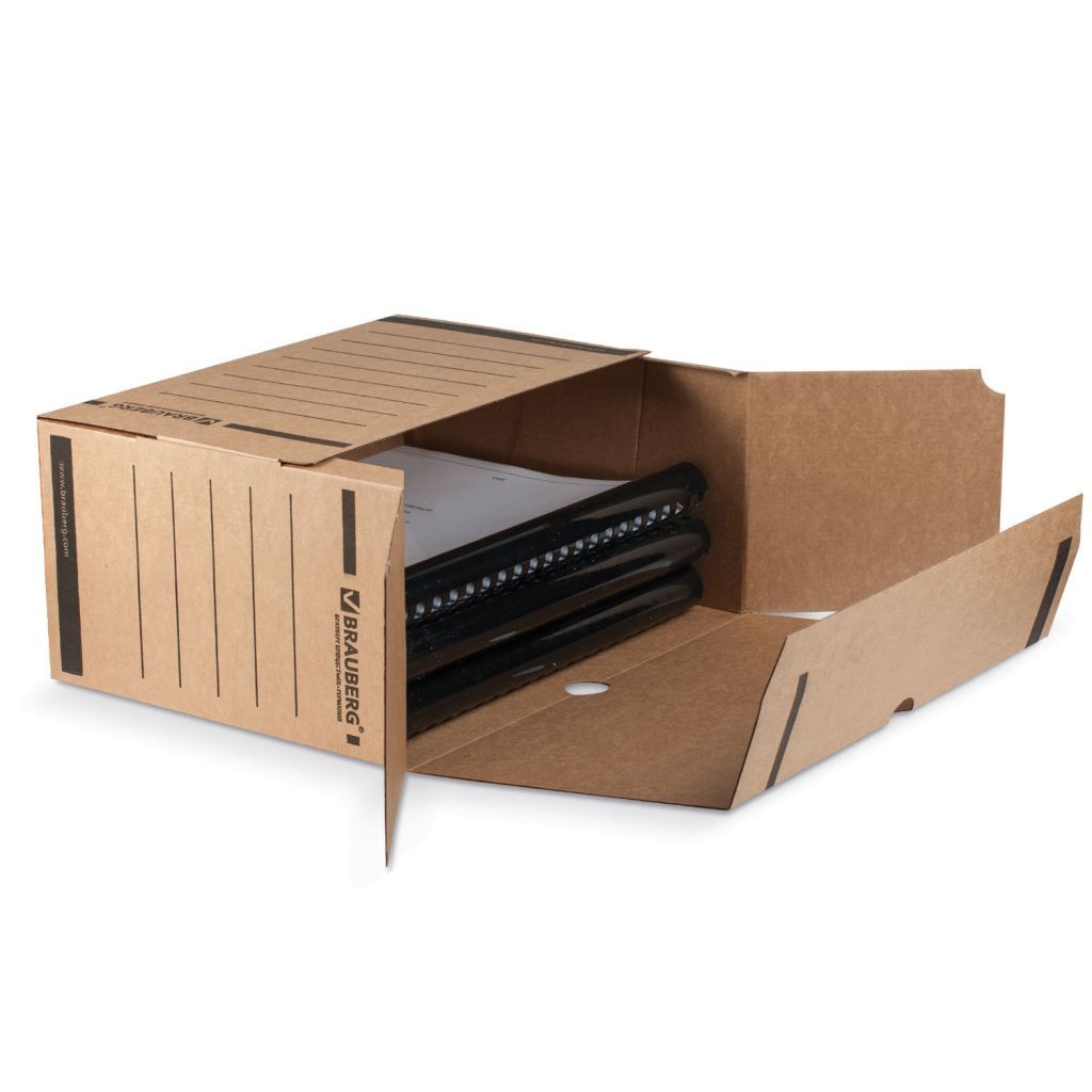 Короб архивный А4 150мм "Brauberg" микрогофрокартон до 1400 л. /50/