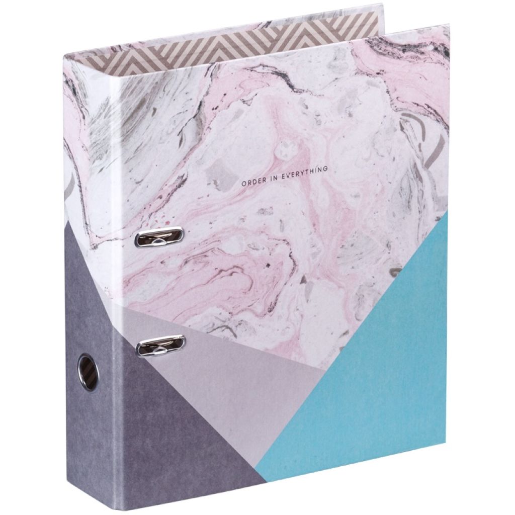 Папка-регистратор 70мм "OfficeSpace Soda. Marble" /20/