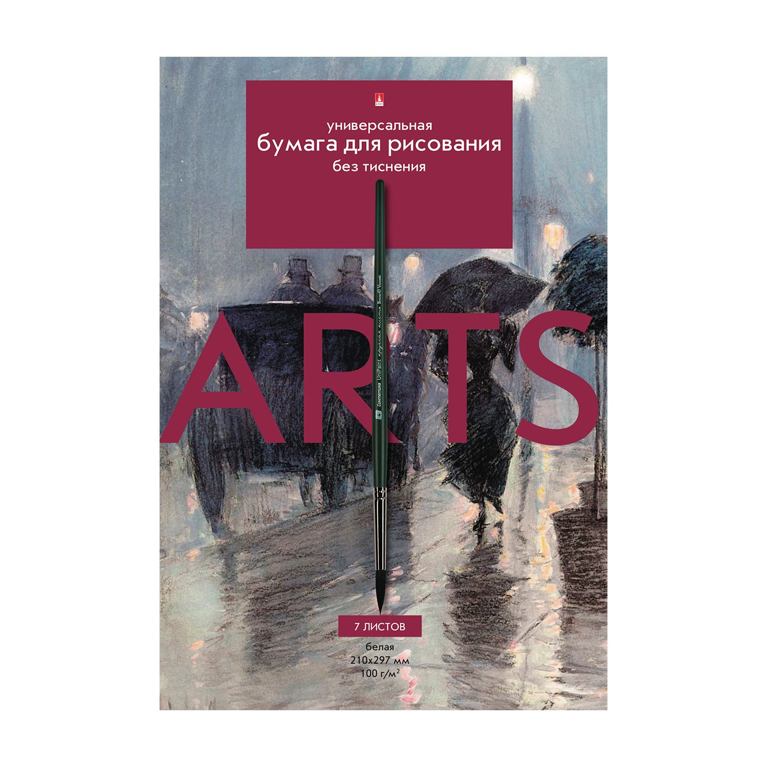 Папка для рисования А4  7л. /30/