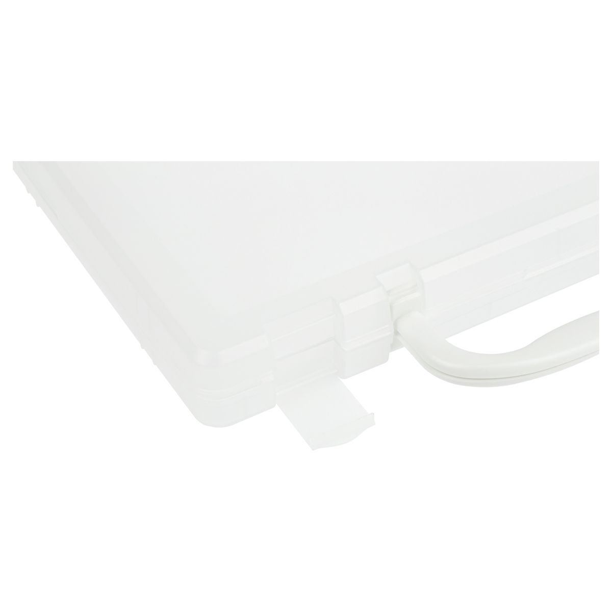 Папка-портфель А4  1отд. "Стамм" на защелках, прозрачный/8/