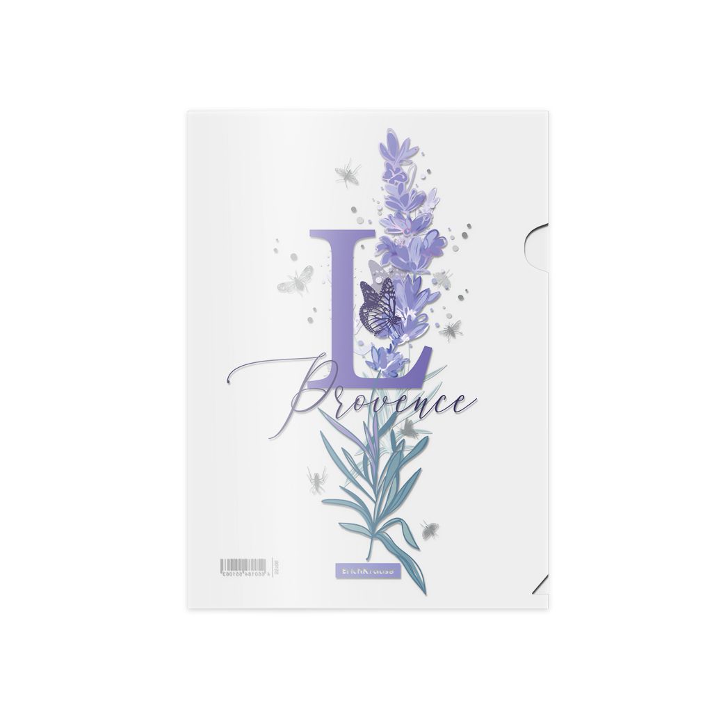 Папка-уголок А4 "Lavender" НАБОР 4шт.