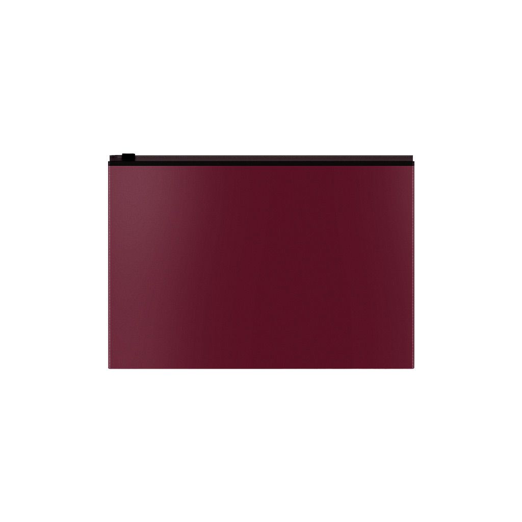 Папка на молнии B5 "Matt Blackberry Marsala" НАБОР 3шт.