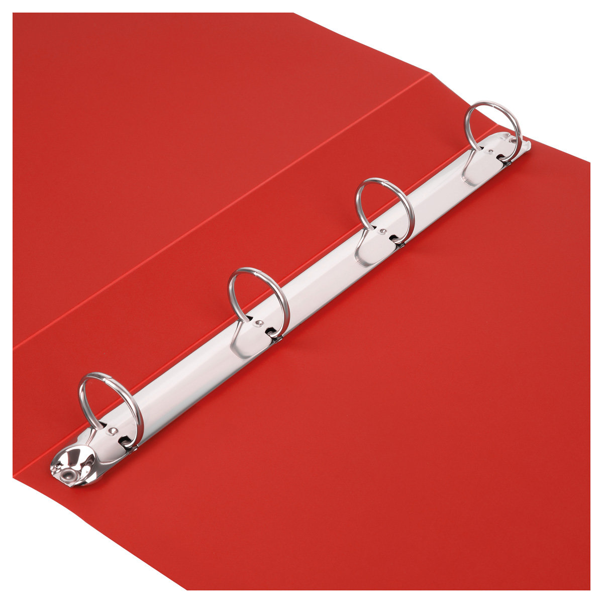 Папка А4 на 4-х кольцах 40мм "Стамм" красная /10/