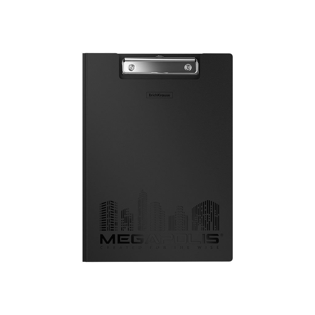 Папка-планшет А4 "Megapolis" черный /4/