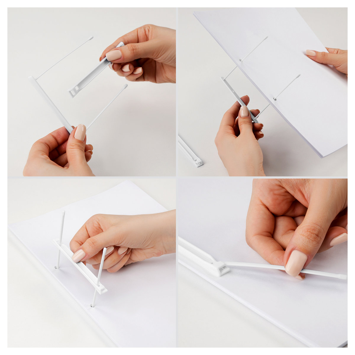 Механизмы для скоросшивания пластиковые, Стамм 25шт., прозрачные