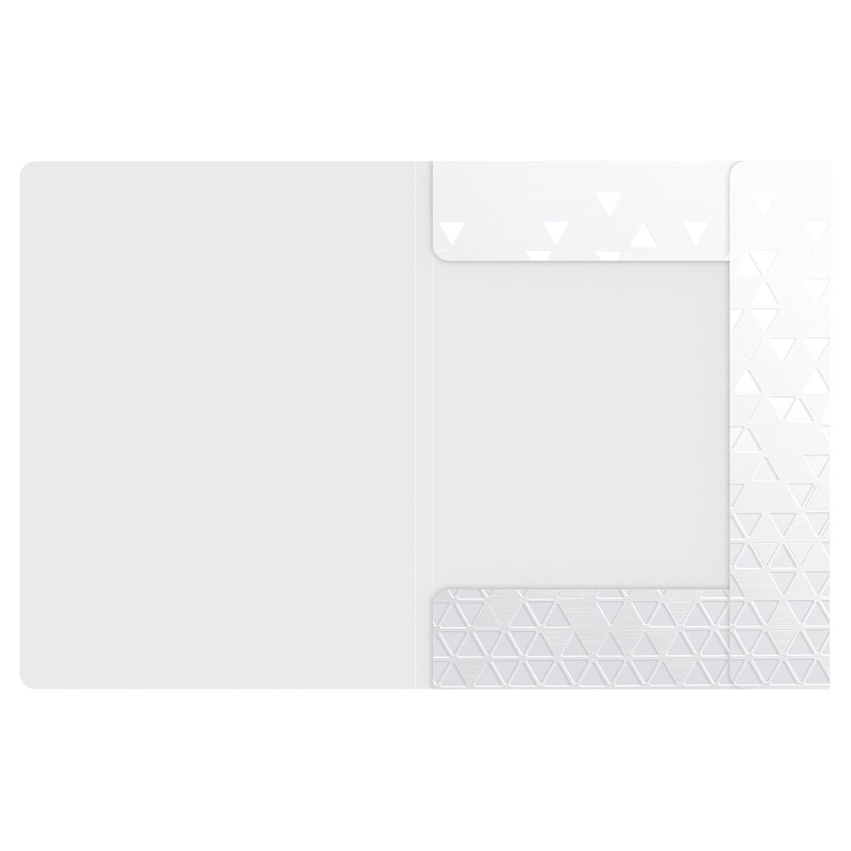 Папка на резинках А4 Berlingo "DoubleWhite" 600мкм, белая