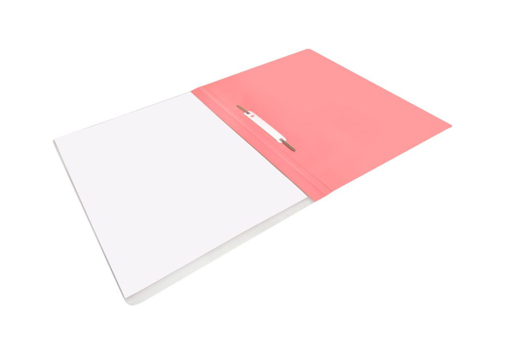 Папка-скоросшиватель А4 "Hatber" дисплей красная /10/