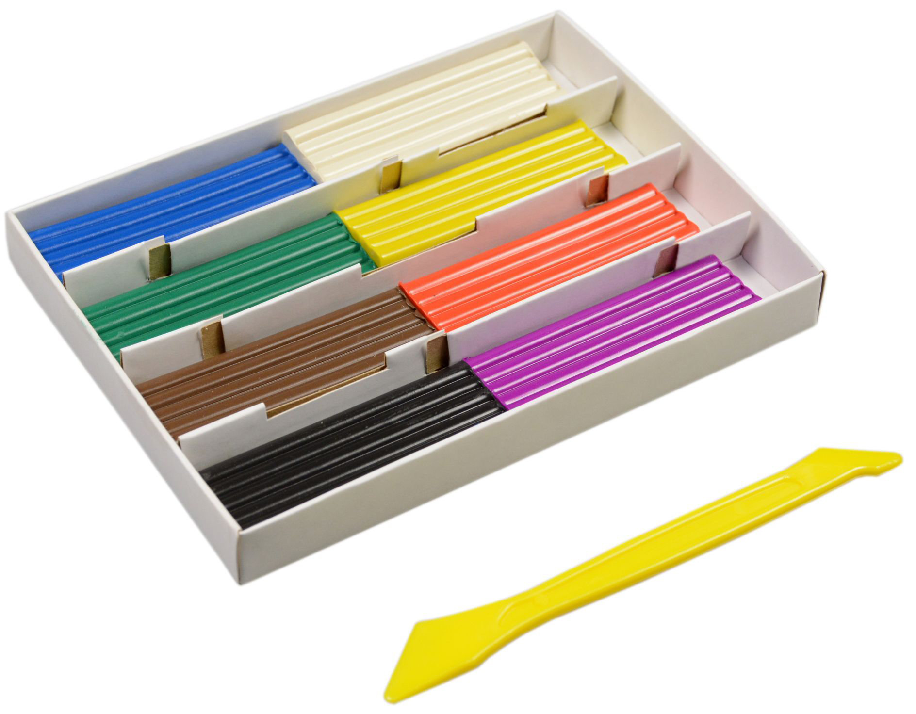 Пластилин  8цв. "Каляка-маляка" со стеком 120г /23/