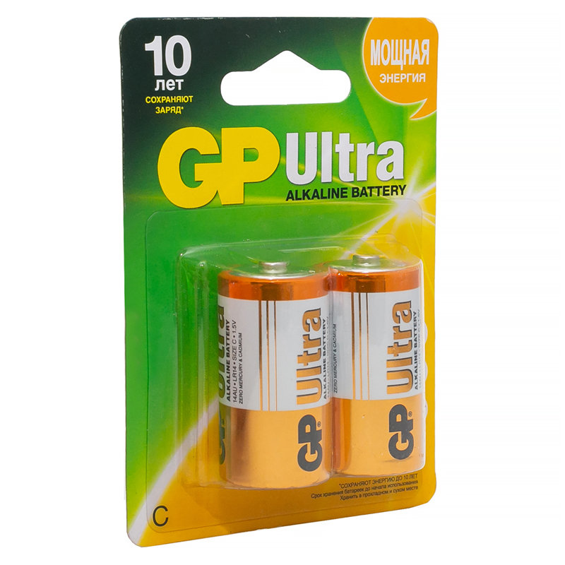 Батарейка GP LR14 (14A-CR2) 1.5V /2/10/