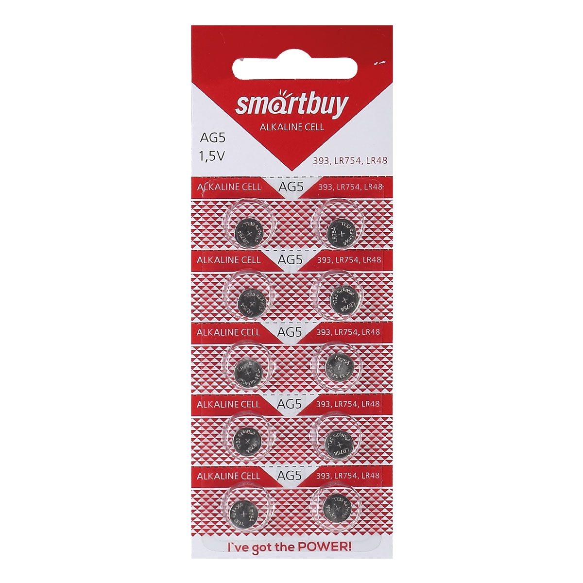 Батарейка SmartBuy AG5-10B /10/