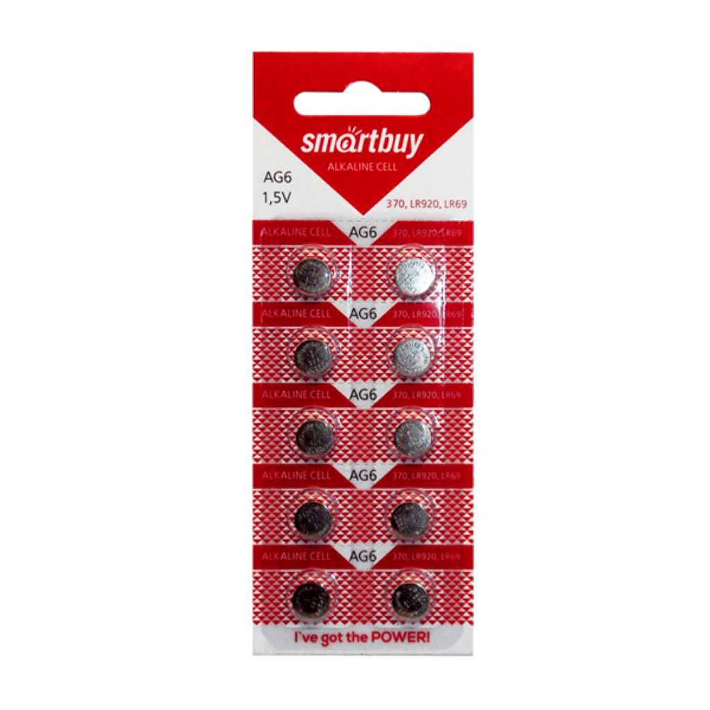 Батарейка SmartBuy AG6-10B /10/