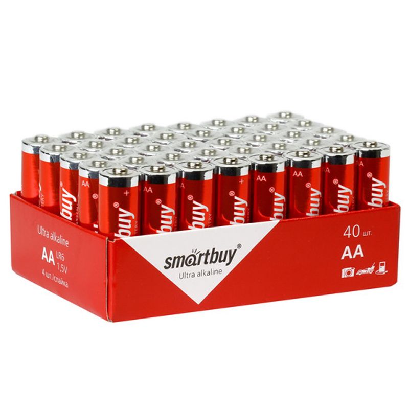 Батарейка SmartBuy LR6/40 bulk /4/10/