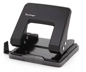 Дырокол до  20л. "Berlingo" черный /12/