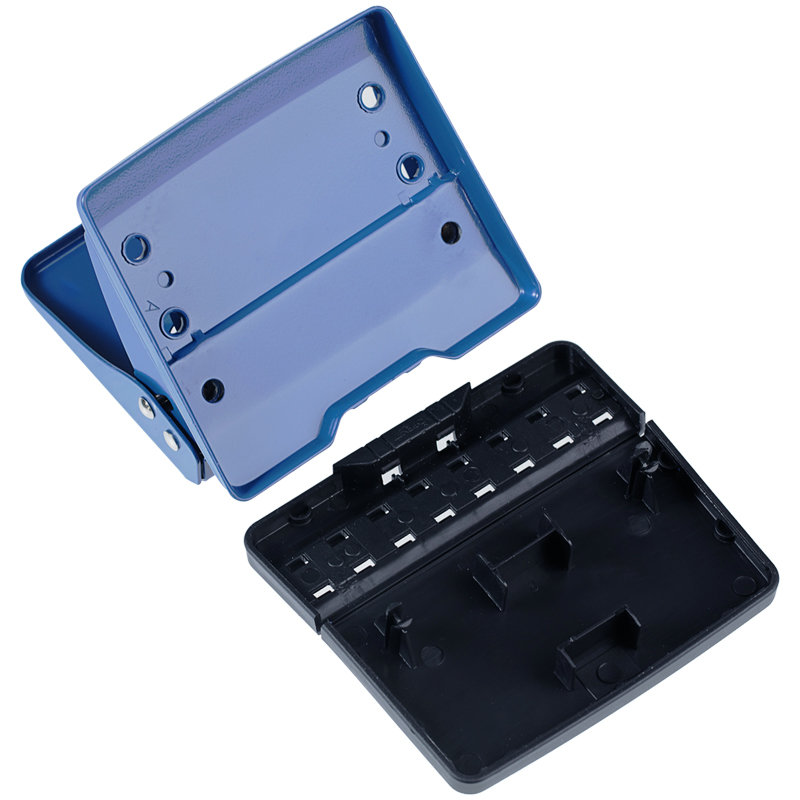 Дырокол до  20л. "Berlingo Universal" металлический корпус, синий /12/