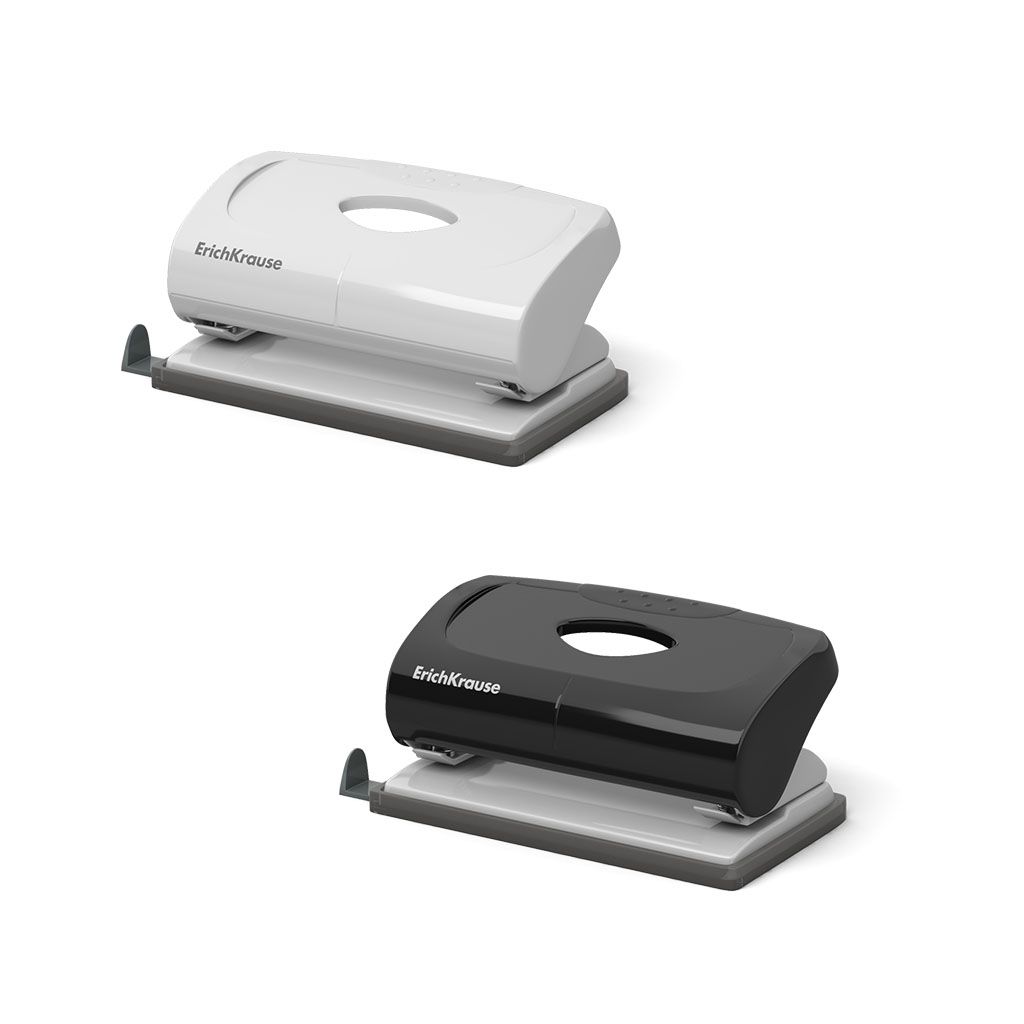 Дырокол до  10л. "Elegance" ассорти /12/