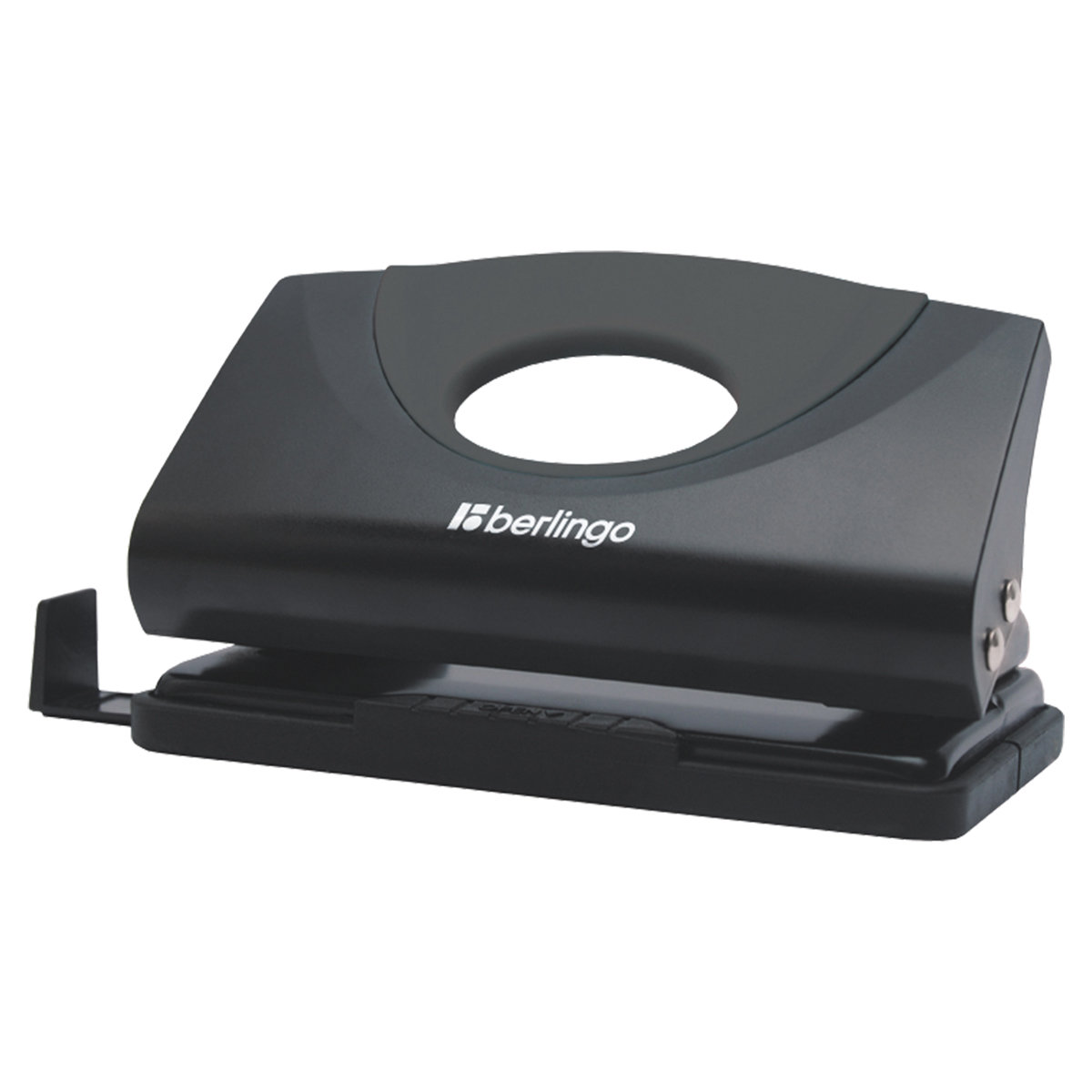 Дырокол до  10л. "Office Soft" черный /2/