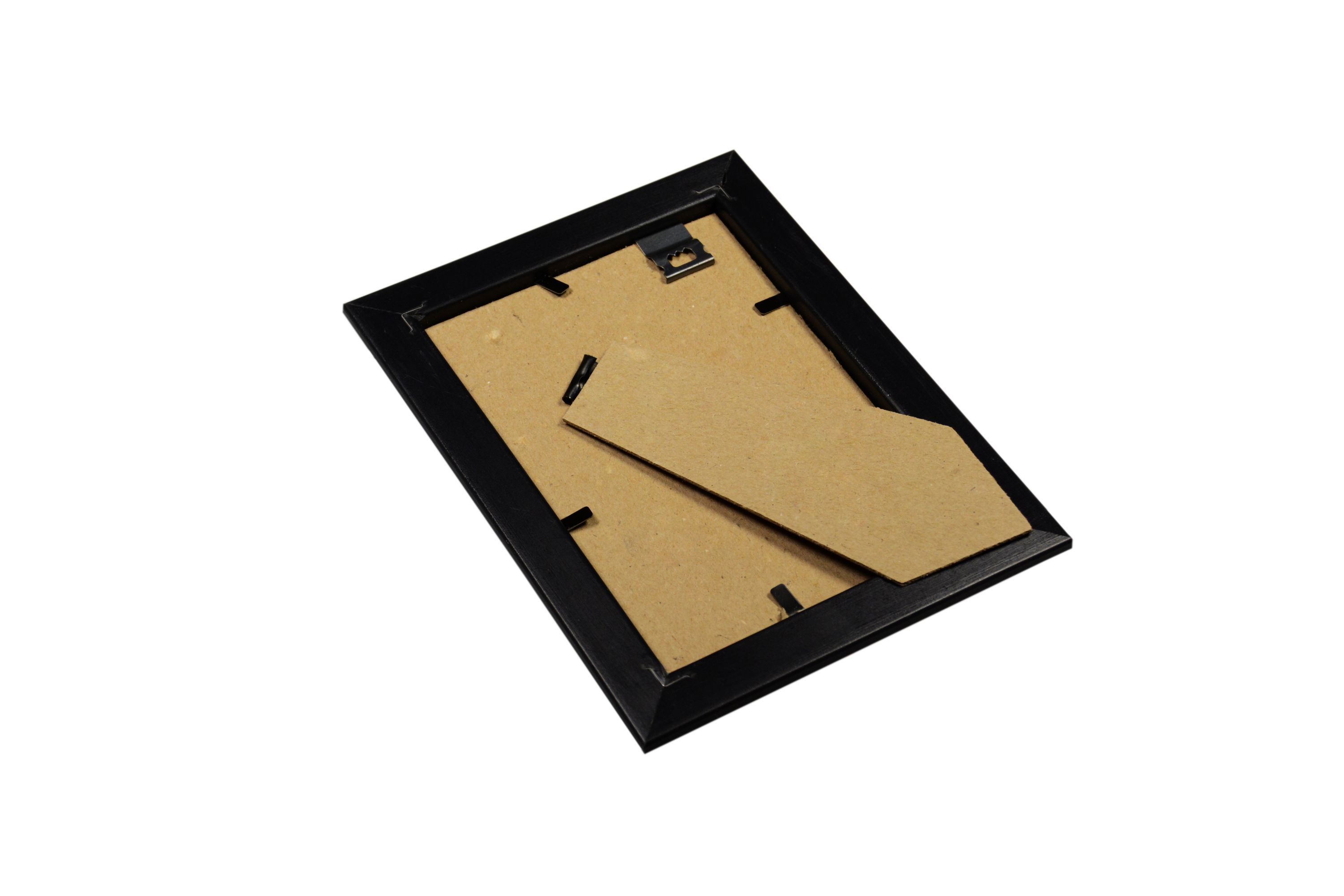 Фоторамка пластиковая  9х13см "Зебра" коричневая /100/