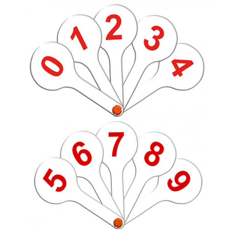 Касса-веер "Цифры от 0 до 9" /70/