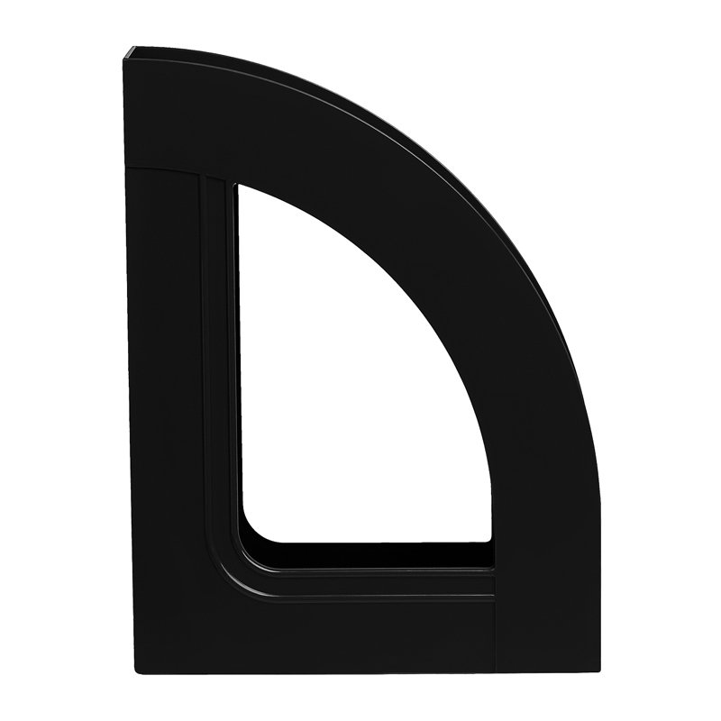 Лоток вертикальный  70мм "РЕСПЕКТ" черный /10/