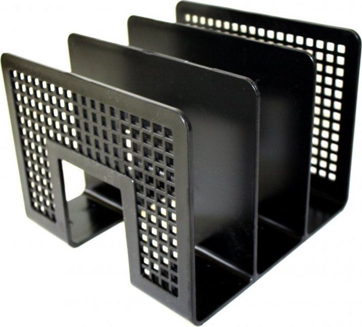 Подставка для журналов и бумаг 3 отд. "Erich Krause " черный /2/