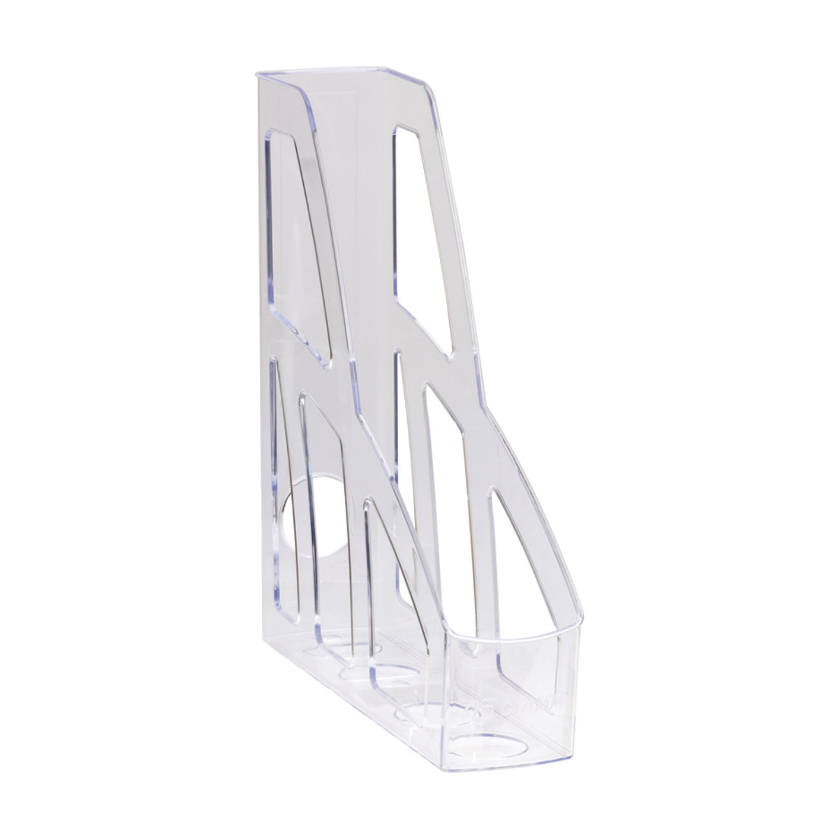 Лоток вертикальный  75мм "СТАММ" Лидер прозрачный   /6/