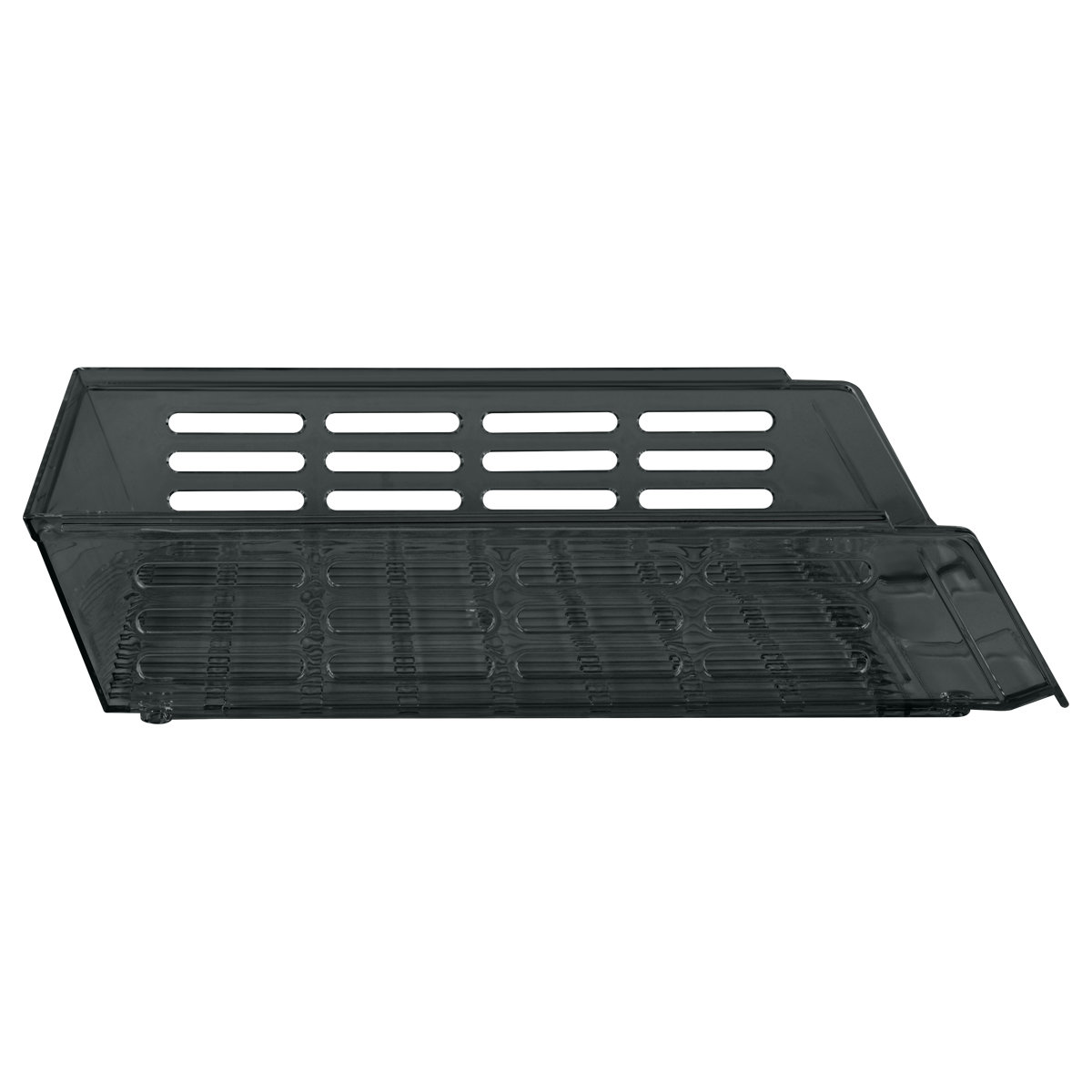 Лоток горизонтальный "СТАММ" XXL тонированный чёрный /6/