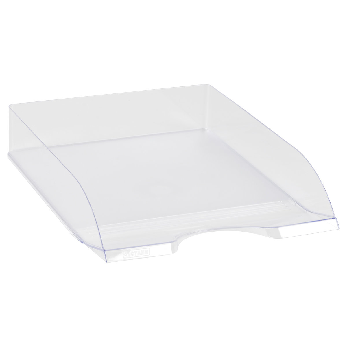 Лоток горизонтальный  "СТАММ" Дельта прозрачный /6/