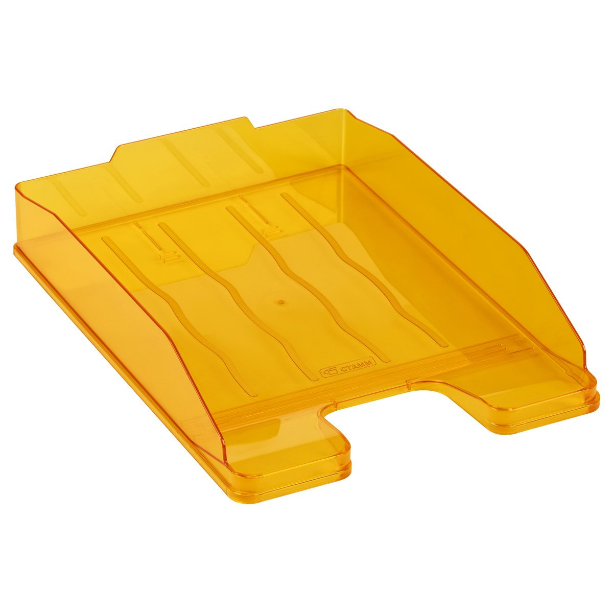 Лоток горизонтальный  "СТАММ" Эксперт тонированный манго  /6/
