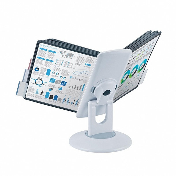 Настольная дисплейная система на 10 демопанелей А5 "Mega Office" /1/