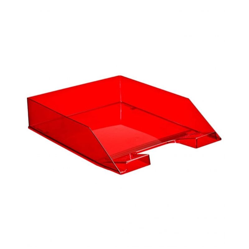 Лоток горизонтальный "КАСКАД" темно-красный /12/