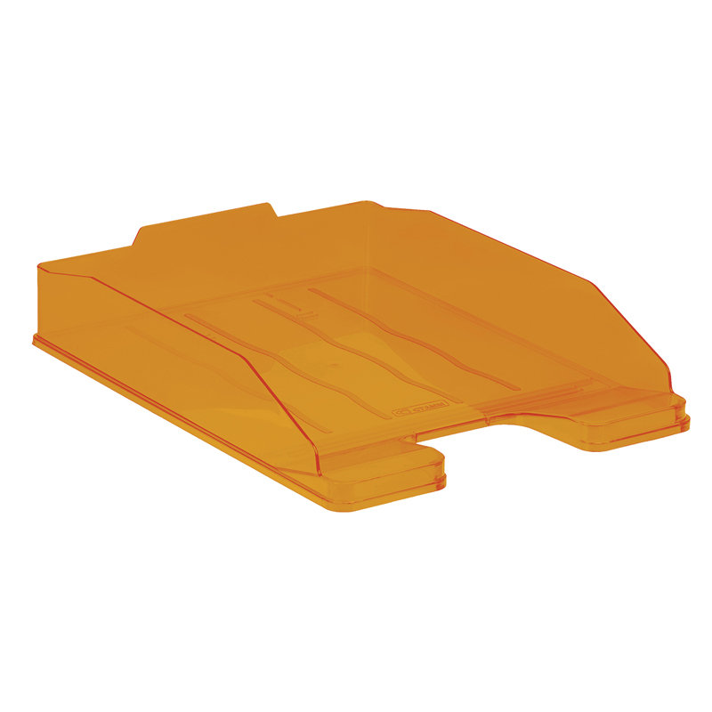 Лоток горизонтальный "ЭКСПЕРТ" тонированный манго /18/