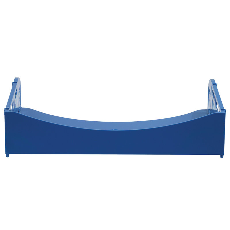 Лоток горизонтальный "ФИЛД" с широкой загрузкой, голубой /8/