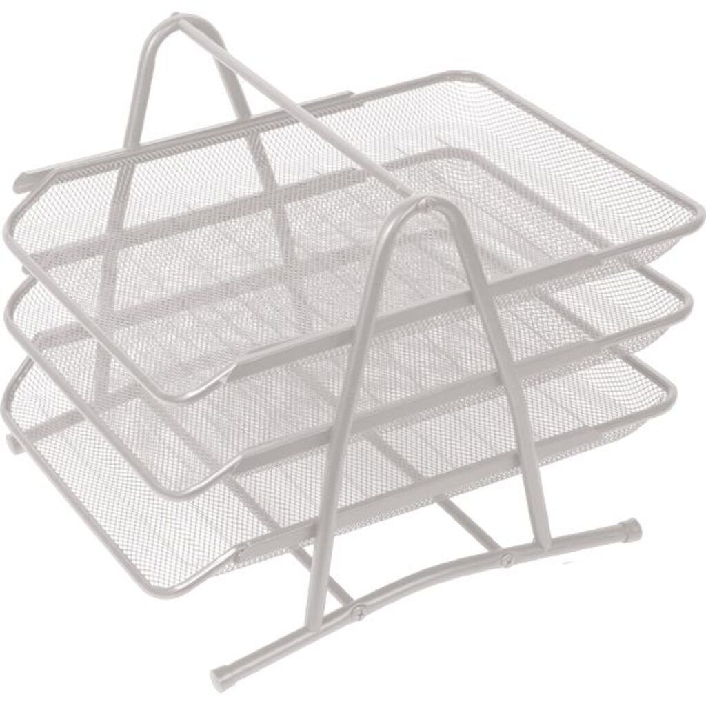 Лоток горизонтальный 3 отд. "deVENTE" металл серый /2/