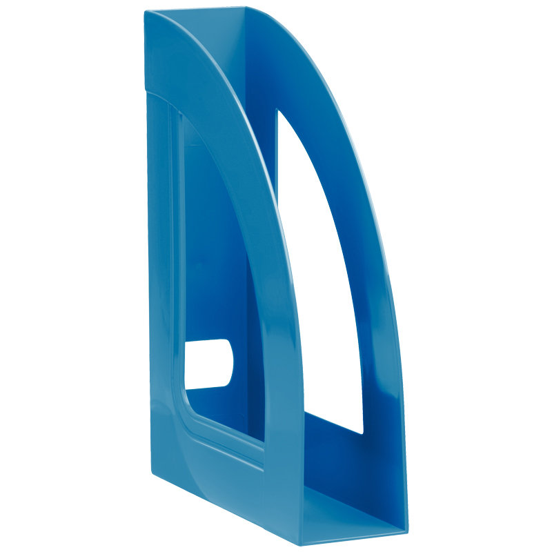 Лоток вертикальный  70мм "РЕСПЕКТ" голубой