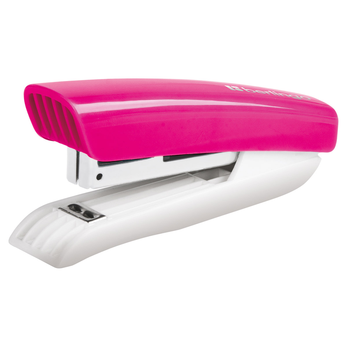 Степлер 10 до 10л. Berlingo "Blitz" розовый /24/