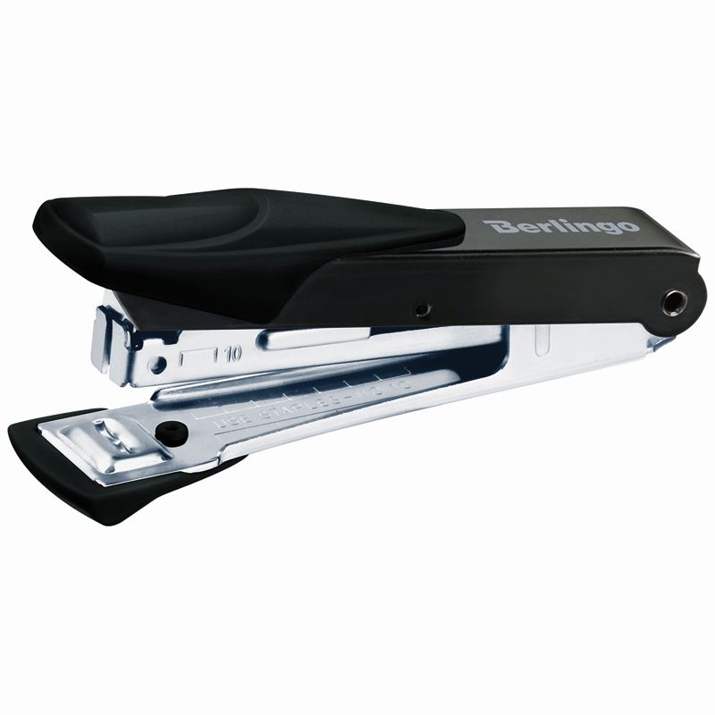 Степлер 10 до 20л. Berlingo "Power TX" металлический корпус, черный /10